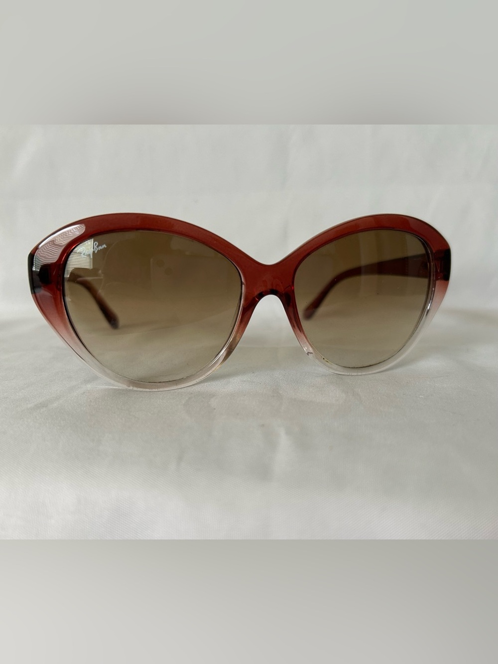 Ray-Ban Women's Red-to-Clear Ombre Sunglasses